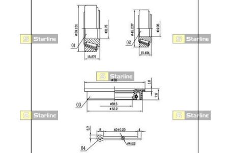 Подшипник ступицы Ford Transit, 11/77-10/86 Подшипник ступицы Ford Transit, 11/77-10/86