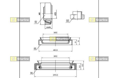 Подшипник ступицы Ford Escort, 09/80-12/85 Подшипник ступицы Ford Escort, 09/80-12/85
