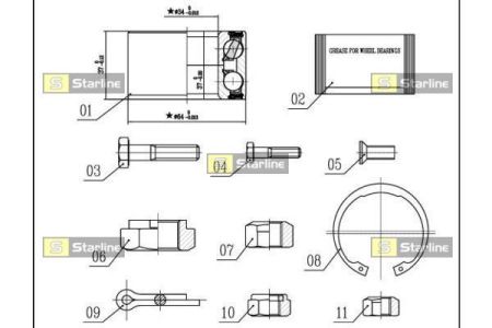 Подшипник ступицы Volkswagen Golf, 07/93-04/99 Подшипник ступицы Volkswagen Golf, 07/93-04/99